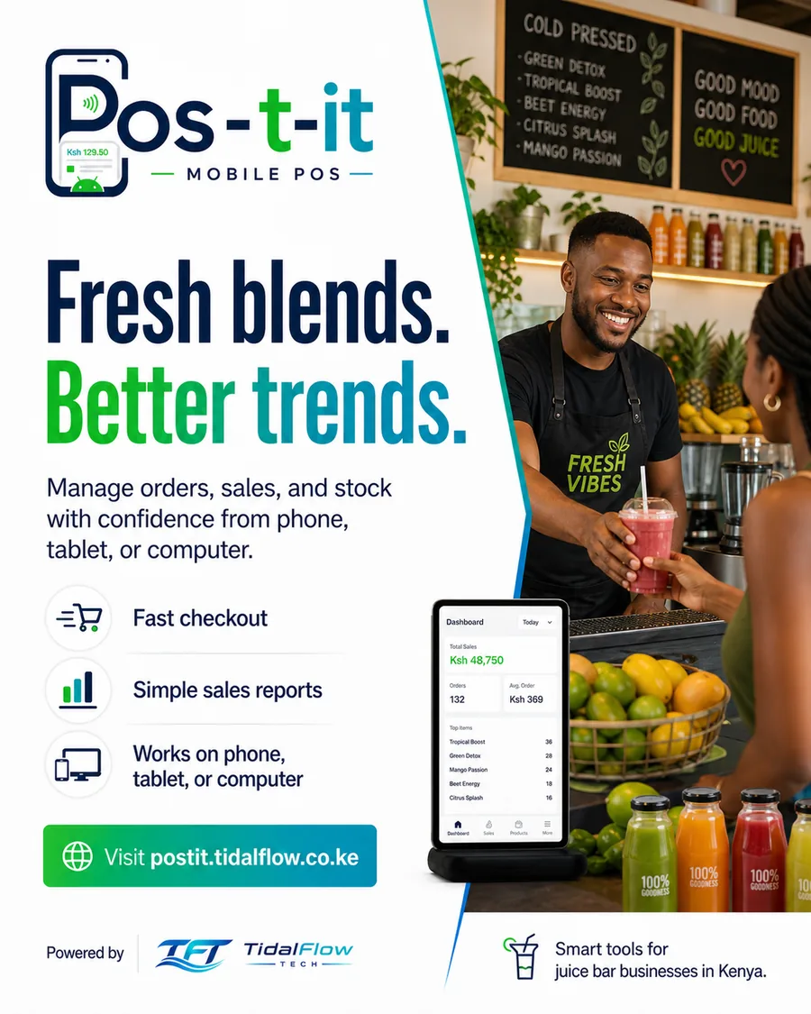 POS for juice bars in Kenya