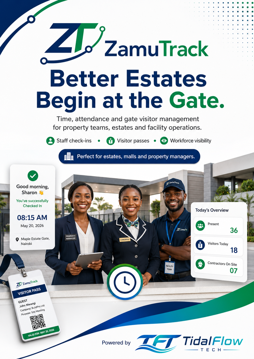 ZamuTrack for estates and properties