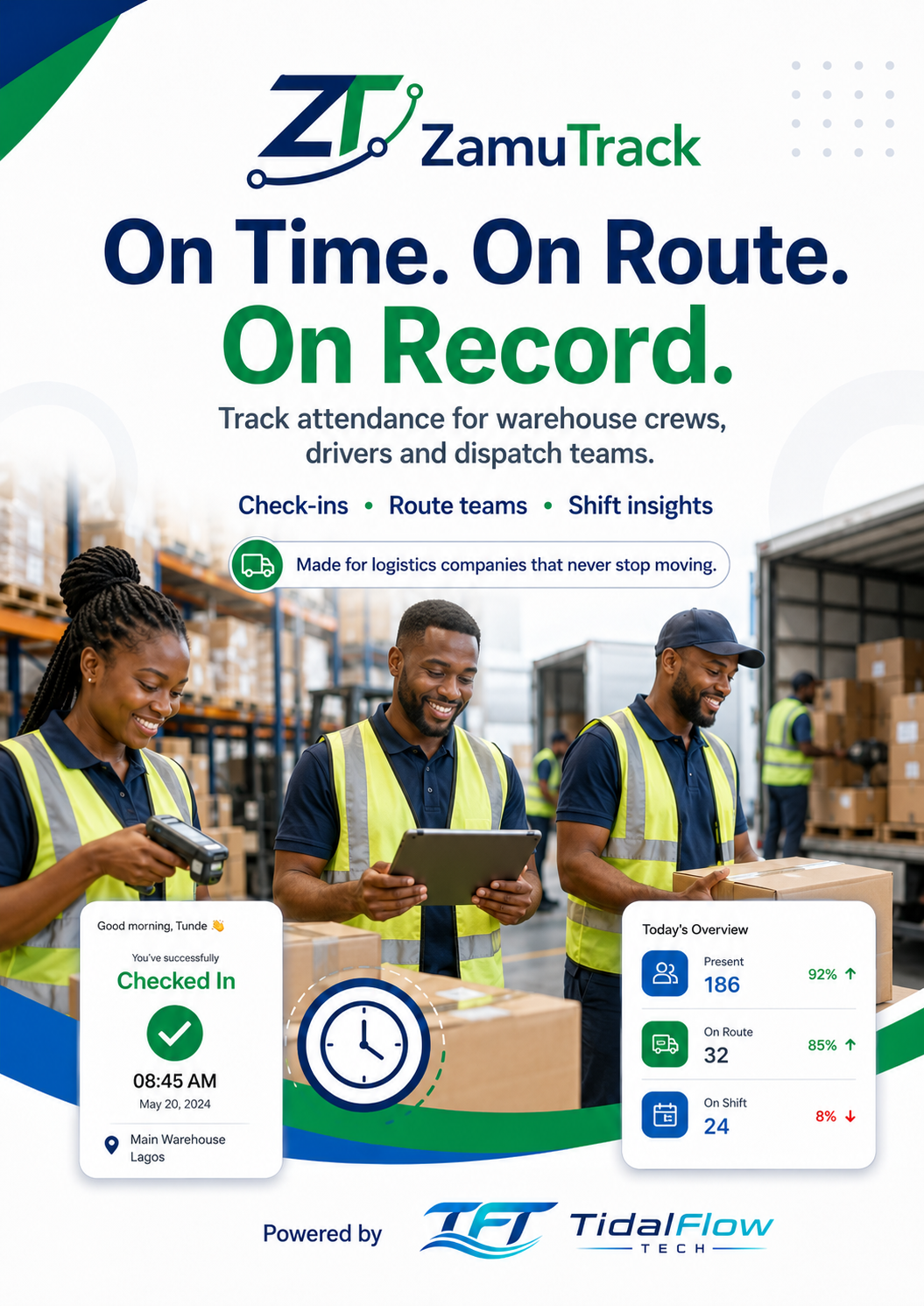 ZamuTrack for logistics companies