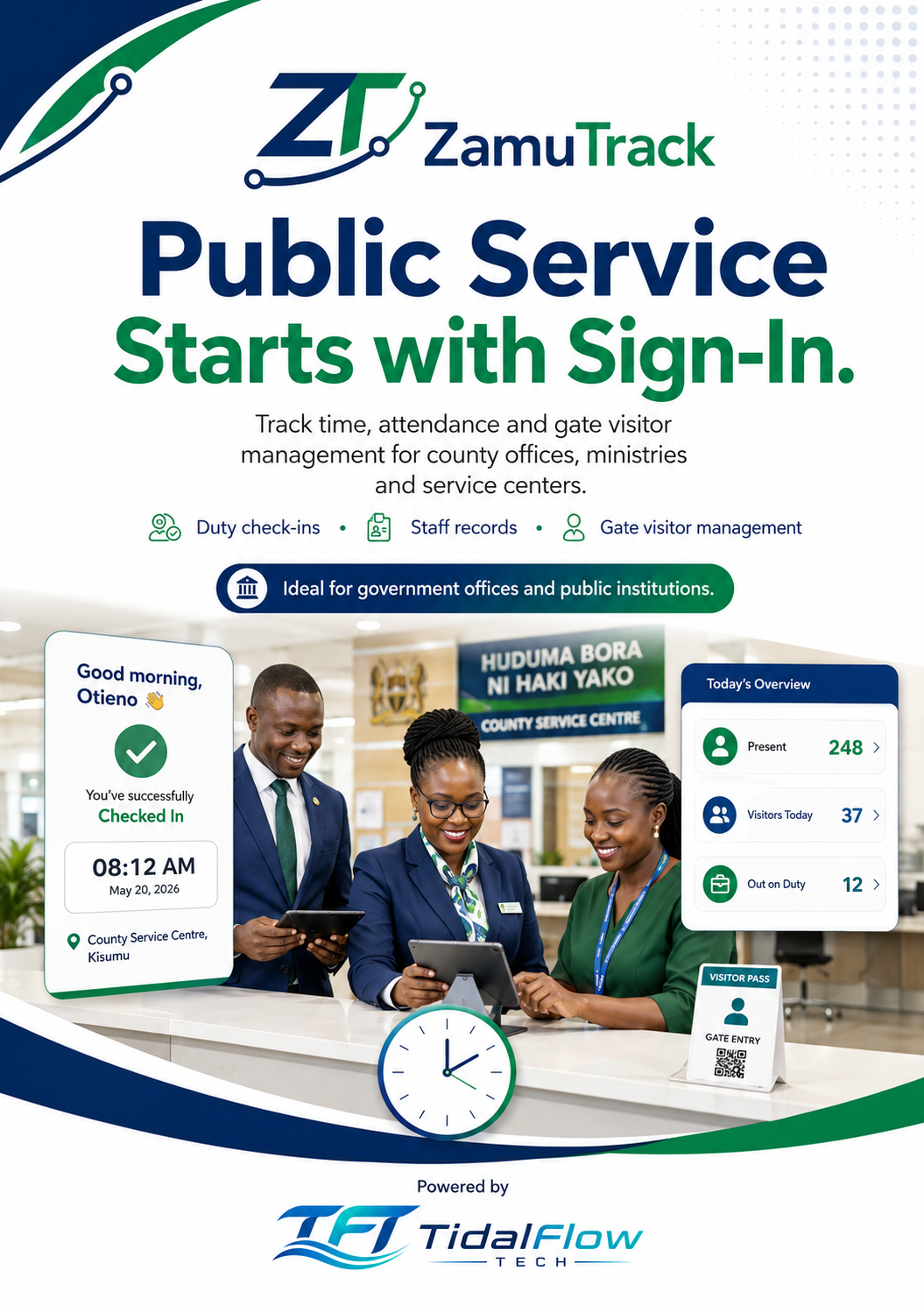 ZamuTrack for government offices